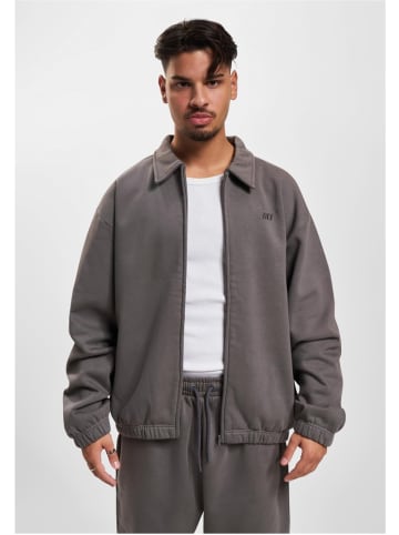DEF Sweatjacke "Colllar Jacket" in Grau