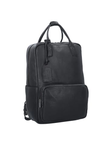 Cowboysbag Fonthill Rucksack Leder 40 cm Laptopfach in black