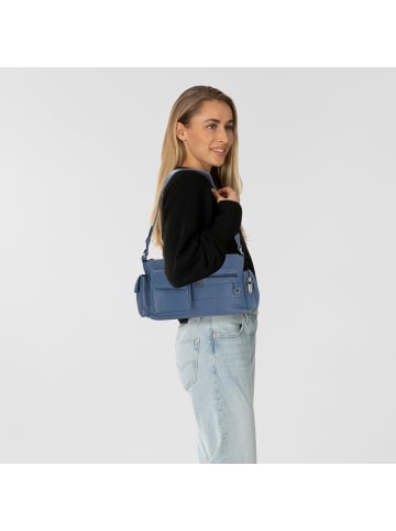 Cowboysbag Susanville Schultertasche Leder 25 cm in elementalblue