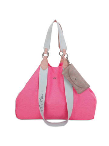 Fritzi aus Preußen Izzy Canvas Shopper Tasche 45 cm in neon pink