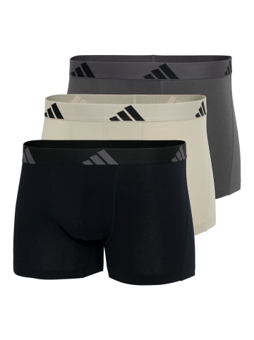 adidas 3er Pack Trunk Active Flex Cotton in Mehrfarbig