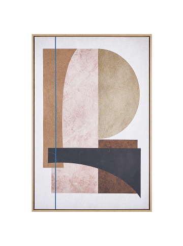 Beliani Canvas RUFFANO in Bunt - (W) 63 x (H) 93 x (L) 5 cm Vertikal