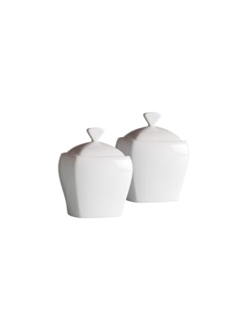 Ritzenhoff & Breker 2er Set ZUckerdosen Melodie ø 8,5 cm in weiß