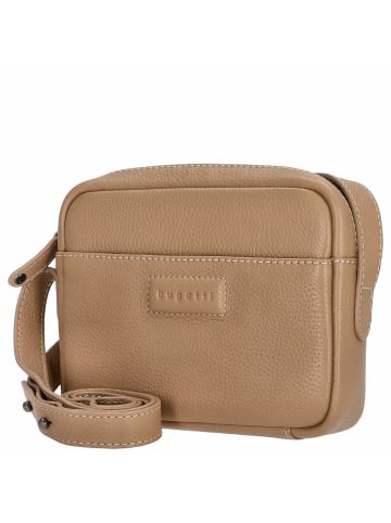 Bugatti Elsa - Schultertasche S Leder 18.5 cm (black) in sand