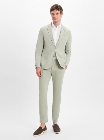 Nils Sundström Sakko mit Leinenanteil in lind