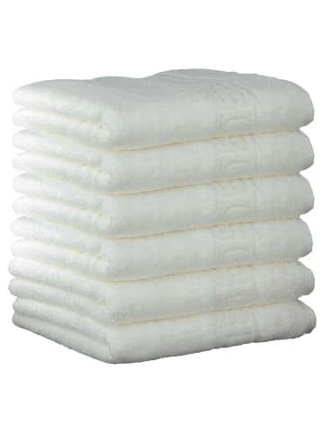 Cawö Gästetuch 6er Pack in Weiß