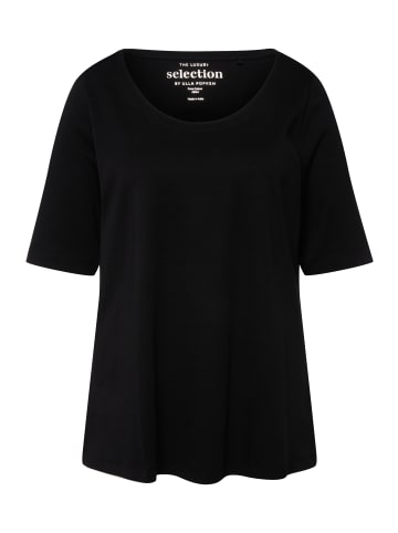 Ulla Popken Shirt in schwarz