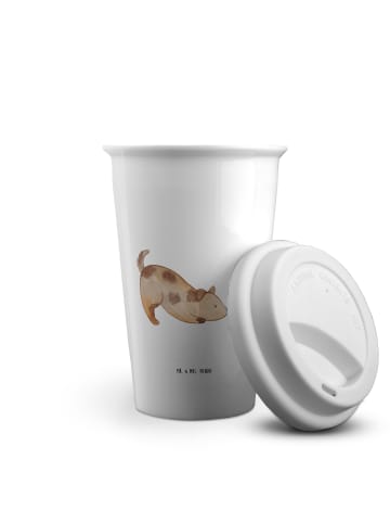 Mr. & Mrs. Panda Kaffeebecher To Go Hund Marienkäfer ohne Spruch in Weiß