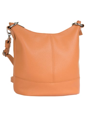 Cluty Umhängetasche echt Leder in orange