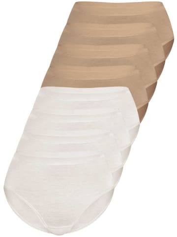 Sassa 8er Sparpack Slip Midi in ivory skin