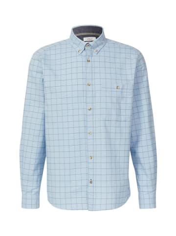 S.OLIVER RED LABEL Langarmhemd in blau1