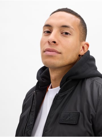 Alpha Industries Jacke MA-1 Two Tone Hood in schwarz