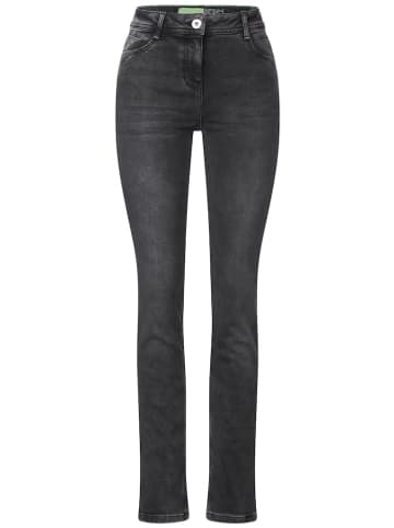 Cecil Cosy Slim Fit Thermo Jeans in Schwarz