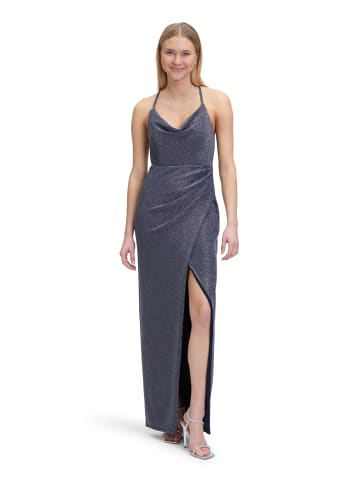 Vera Mont Abendkleid figurbetont in Dunkelblau/Grau