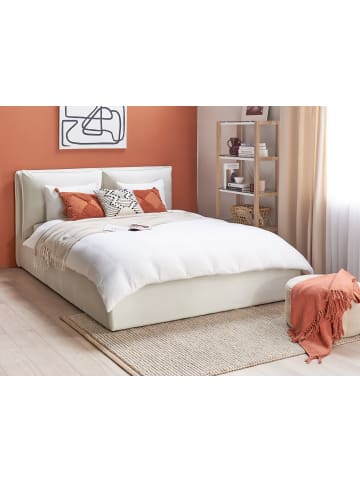 Beliani Doppelbett BAJONNA in Weiß - (W) 184 x (H) 102 x (L) 235 cm