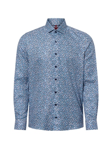 Finshley & Harding Businesshemd in indigo mehrfarbig