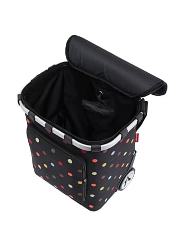 Reisenthel carrycruiser plus - Einkaufstrolley recycelt PET 52.5 cm (black) in dots