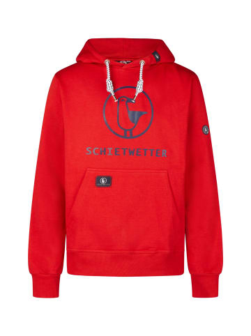 SCHIETWETTER Kapuzenpullover Michael, Hoodie in red/navy