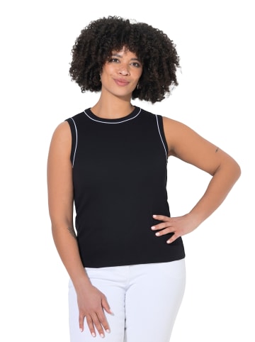 Angel of Style Strick-Top in schwarz