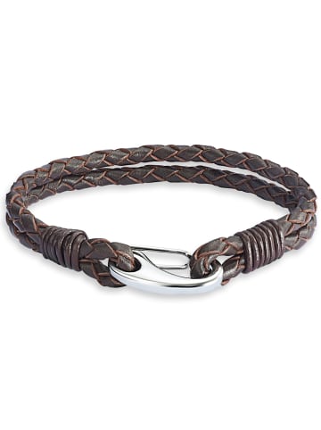 Rafaela Donata Leder-Armband Echtleder in braun