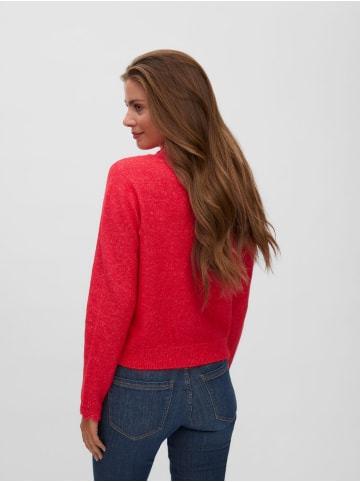 Vero Moda Strickjacke in High Risk Red