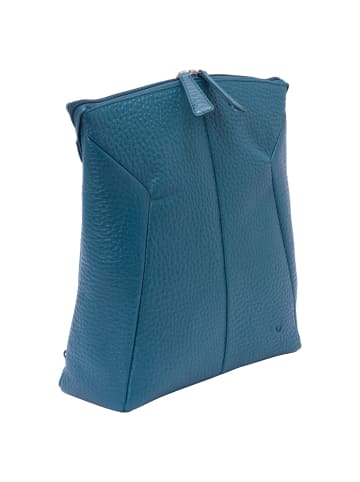 VLD VOi Leather Design Hirsch Imma City Rucksack Leder 30 cm in petrol