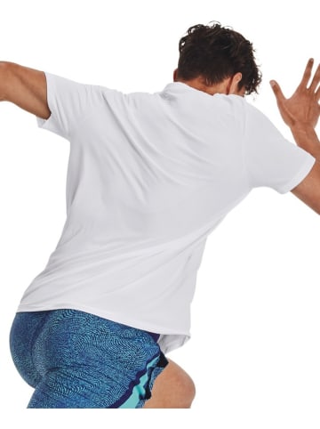 Under Armour T-Shirt "Seamless Stride" in Weiß