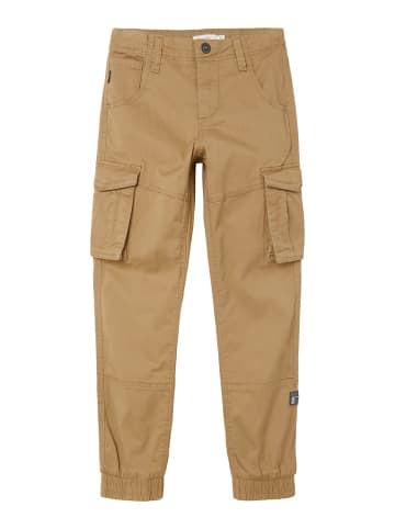 name it Cargo Hose für Jungen Jogger Chino Freizeithose NKMRYAN in Hellbraun