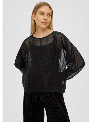 s.Oliver Bluse langarm in Schwarz