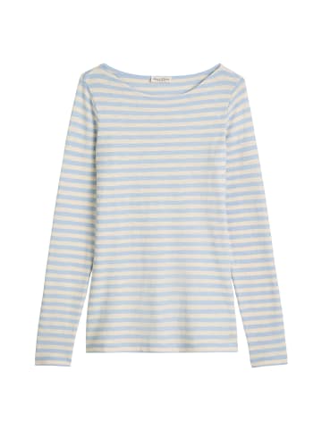 Marc O'Polo Ringel-Longsleeve regular in Light Blue