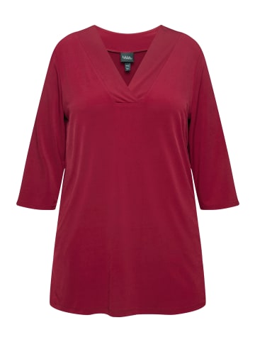 Ulla Popken Longshirt in weinrot