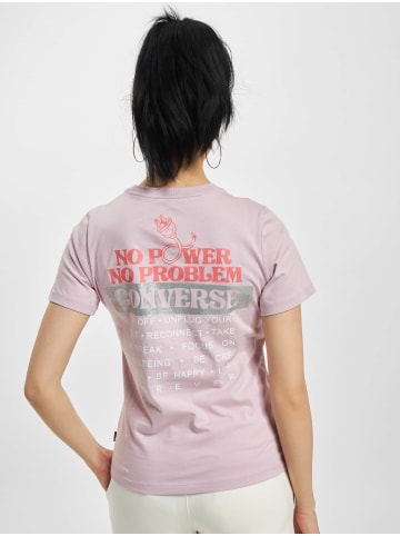 Converse T-Shirts in light purple