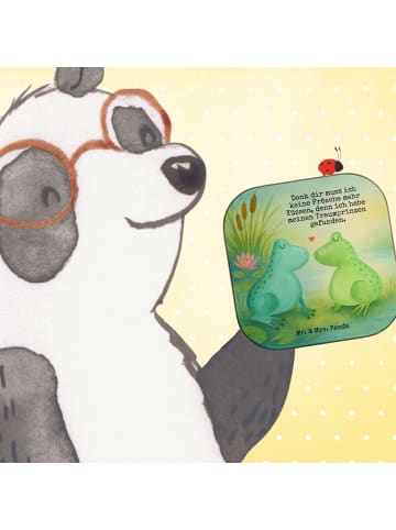 Mr. & Mrs. Panda Untersetzer für Gläser Frosch Liebe Design mit ... in Weiß