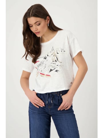 monari Rundhals T-Shirt für Damen in uni