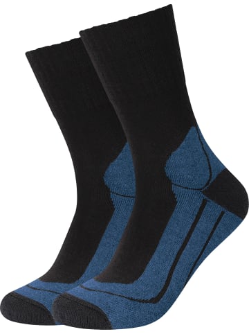 camano Unisex-Outdoor-Socken 2 Paar in marine