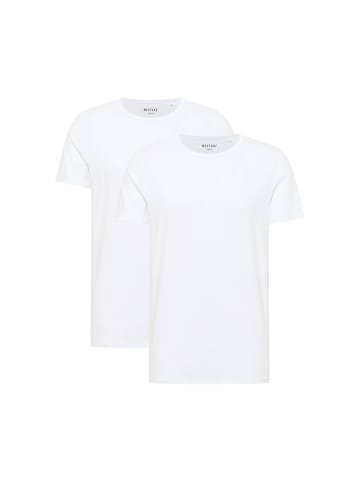 Mustang T-Shirt 2er Pack in Weiß