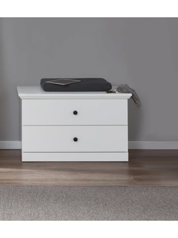 ebuy24 Sitzbank BrandsonBaxter Weiß 81 x 41 cm