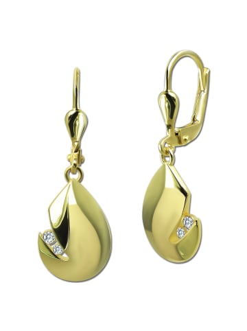 GoldDream Echtgold, 333er Gelbgold Damen Ohrhänger Tropfen Ohrring ca. 30mm