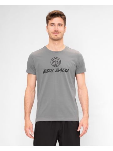 BIDI BADU Protected Leafs Chill Tee - grey in Grau