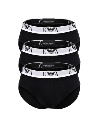 Emporio Armani Slip 3er Pack in Schwarz