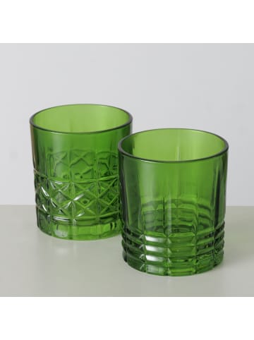 Boltze Whiskeyglas in grün
