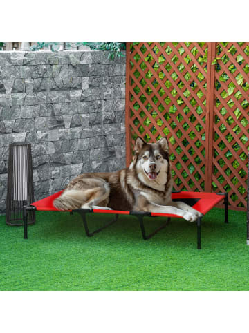 Pawhut Hundeliege Outdoor 122L x 92B x 23H cm