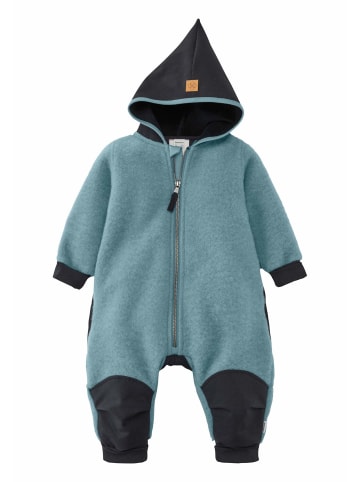 Hessnatur Wollfleece Overall in gletscherblau