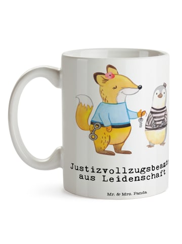 Mr. & Mrs. Panda Pott Justizvollzugsbeamte Leidenschaft mit Spruch in Weiß