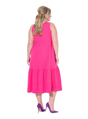 MIAMODA Jerseykleid in hibiskuspink