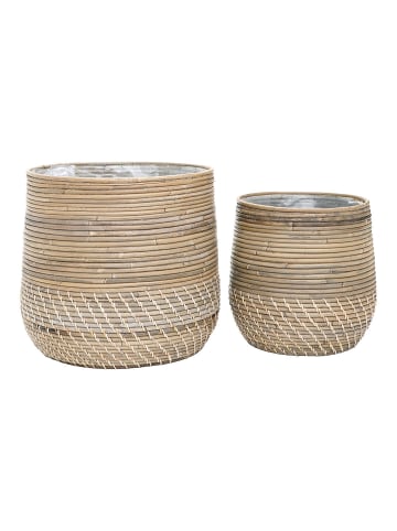ebuy24 Körbe Moro 2er Set Natur 39 x 39 cm
