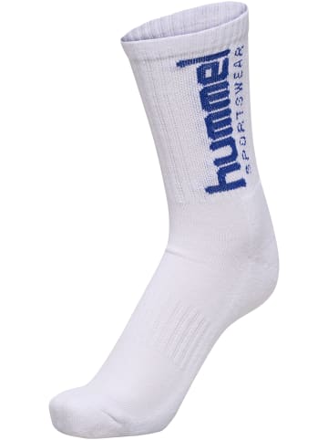 Hummel Lange Socken Hml3-Pack Socks Sportswear Big in WHITE