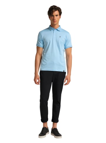 Carlo Colucci Poloshirt Colangeli in Blau