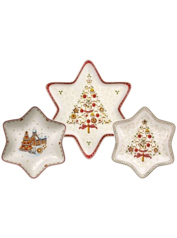 Villeroy & Boch 3-tlg. Sternschalen-Set Winter Bakery Delight in Bunt – in bunt