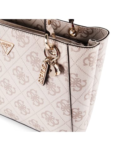 Guess Noelle Shopper Tasche 33 cm in dark taupe logo